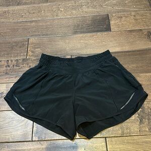 Black Lululemon Hottie Hot Shorts